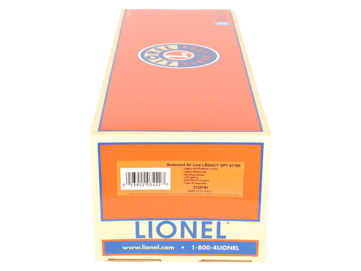 Lionel 2133191 O Seaboard Airline Legacy GP7 Diesel #1700 LN/Box