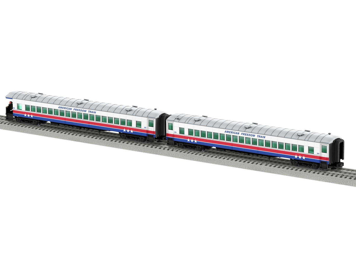 Lionel 2027350 O Gauge American Freedom Train 18" Passenger Cars #2 (Set of 2) LN/Box