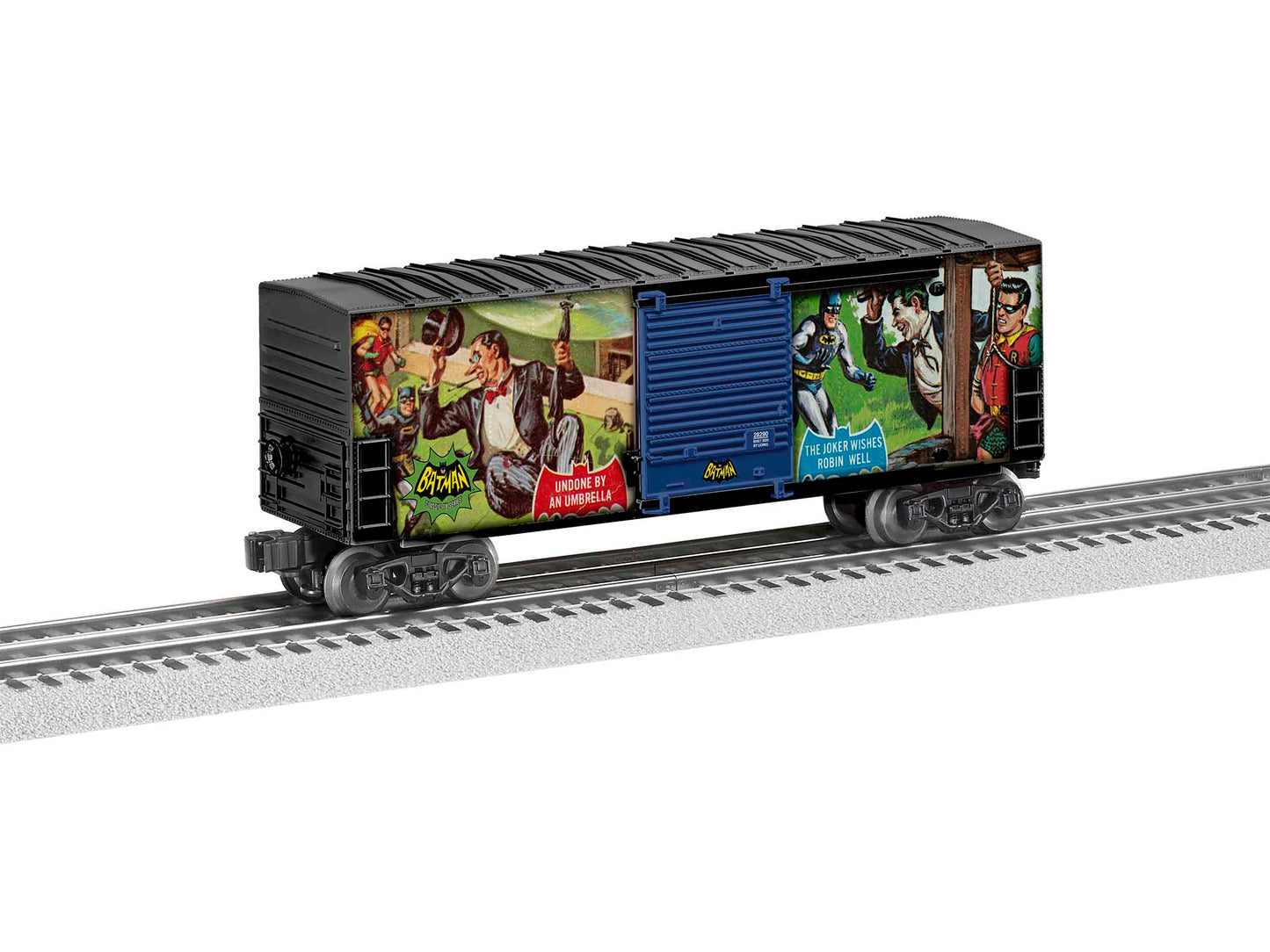 Lionel 2028290 O Gauge Batman Hi Cube Boxcar LN/Box