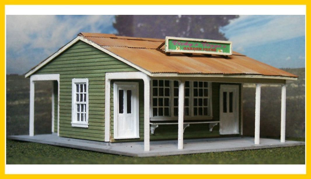 RS Laser Kits 2042-B HO Vicky’s Veggie’s Building Kit
