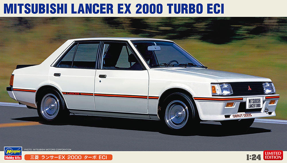 Hasegawa 20490 1:24 2000 Mitsubishi Lancer Ex 2000 Turbo ECI Car Model Kit