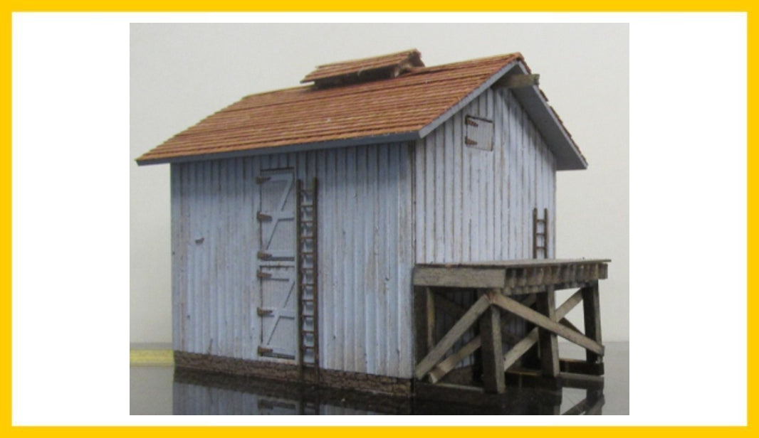 RS Laser Kits 2072-B HO Small Ice House Building Kit