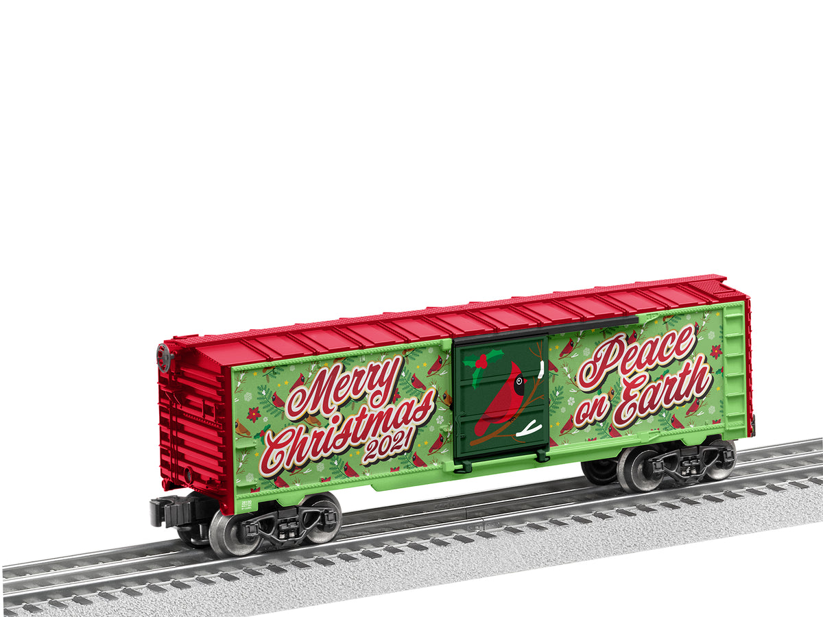 Lionel 2128190 O Scale 2021 Cardinal Bird Christmas Boxcar LN/Box