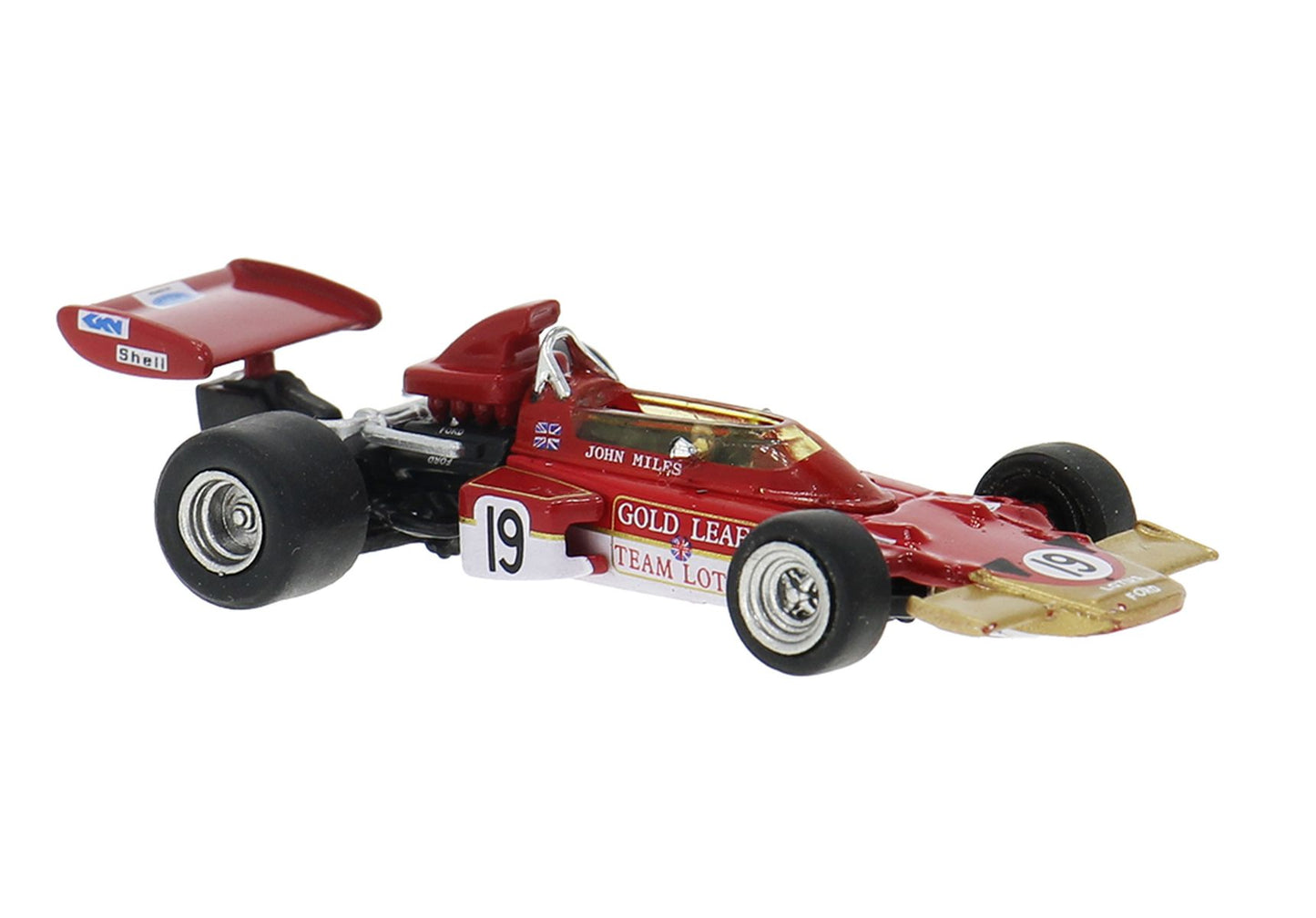Brekina Automodelle 22880 HO J.Miles #19 GP Spanien 1970 1970s Lotus 72D