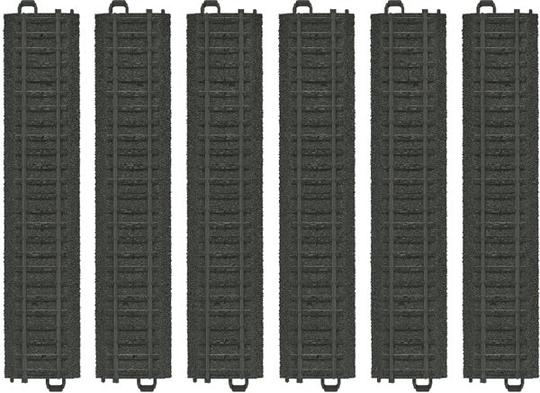 Marklin 23188 HO My World 188.3mm Straight Plastic Track (Pack of 6)