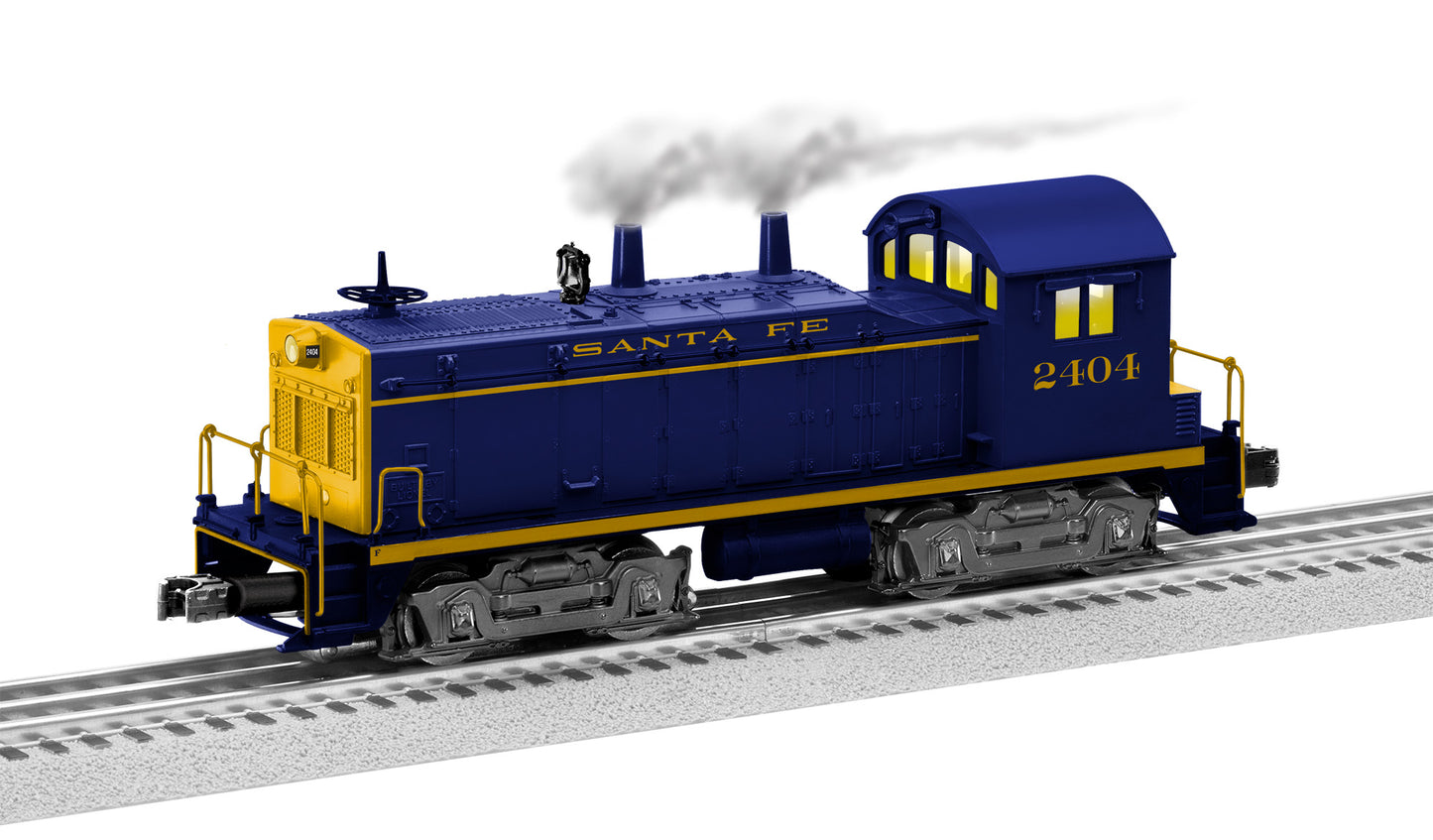 Lionel 2334010 O Santa Fe LionChief Plus 2.0 NW-2 Diesel Locomotive #2404
