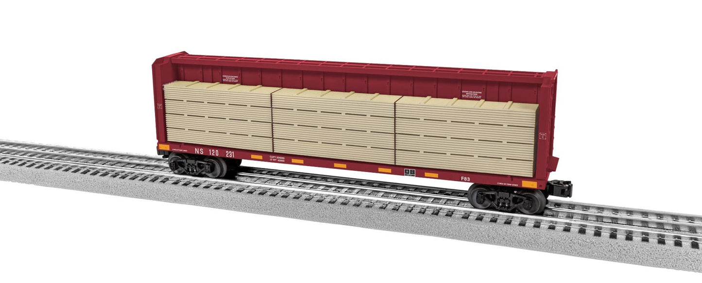 Lionel 2343082 O Norfolk Southern Centerbeam Flatcar #120231 LN/Box