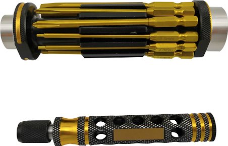 Racers Edge PRO7025 Premium 12-In-1 Magnetic and Locking Screwdriver Set