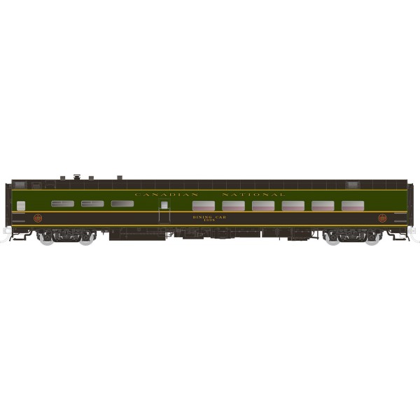 Rapido Trains 124004 HO Scale Canadian National Lightweight Diner Car #1350