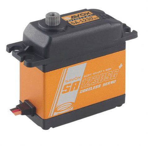 Savox SA1230SGP 0.16/500 @6v Coreless Digital Servo with Soft Start