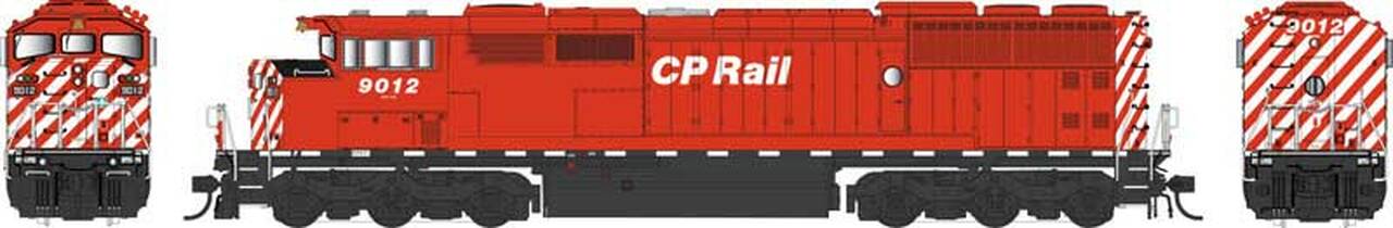 Bowser 25011 HO CP Rail Rect Porthole SD40-2F Diesel Locomotive with Sound #9013