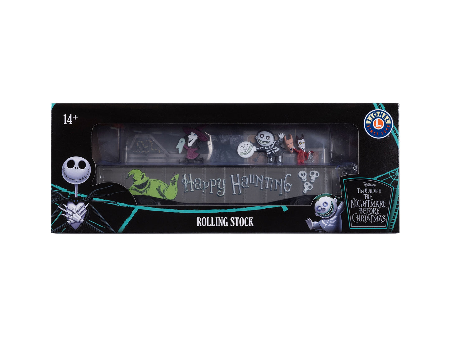 Lionel 2528110 O Nightmare Before Christmas Lock Shock & Barrel Chasing Gondola