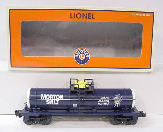 Lionel 6-26152 O Gauge Morton Salt Single Dome Tank Car EX/Box