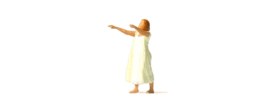 Preiser 28205 HO Woman Sleep Walking Figure