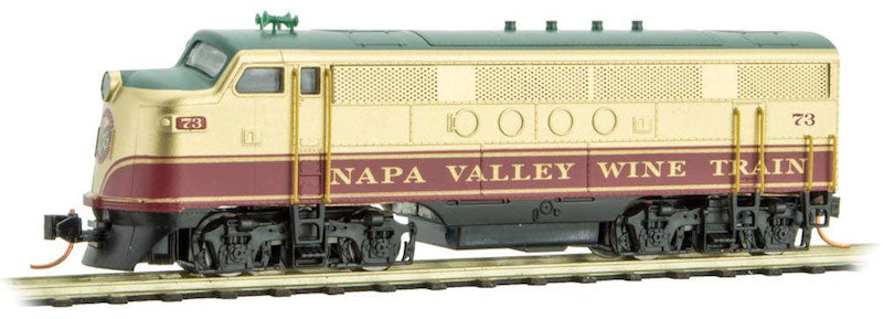 Micro-Trains 98701692 N Napa Valley Wine Train FT A-Unit Diesel Engine #73 w DCC LN/Box
