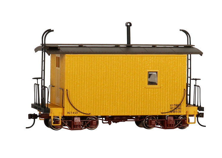 Bachmann 26563 On30 Data Only Yellow 18' Logging Caboose