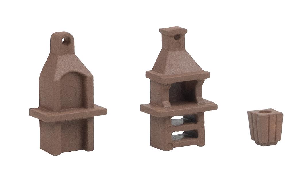 Faller 272929 N Garden Barbecues (Sset of 2)