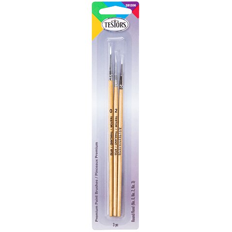 Testors 281206 Premium Brushes Round Brushes