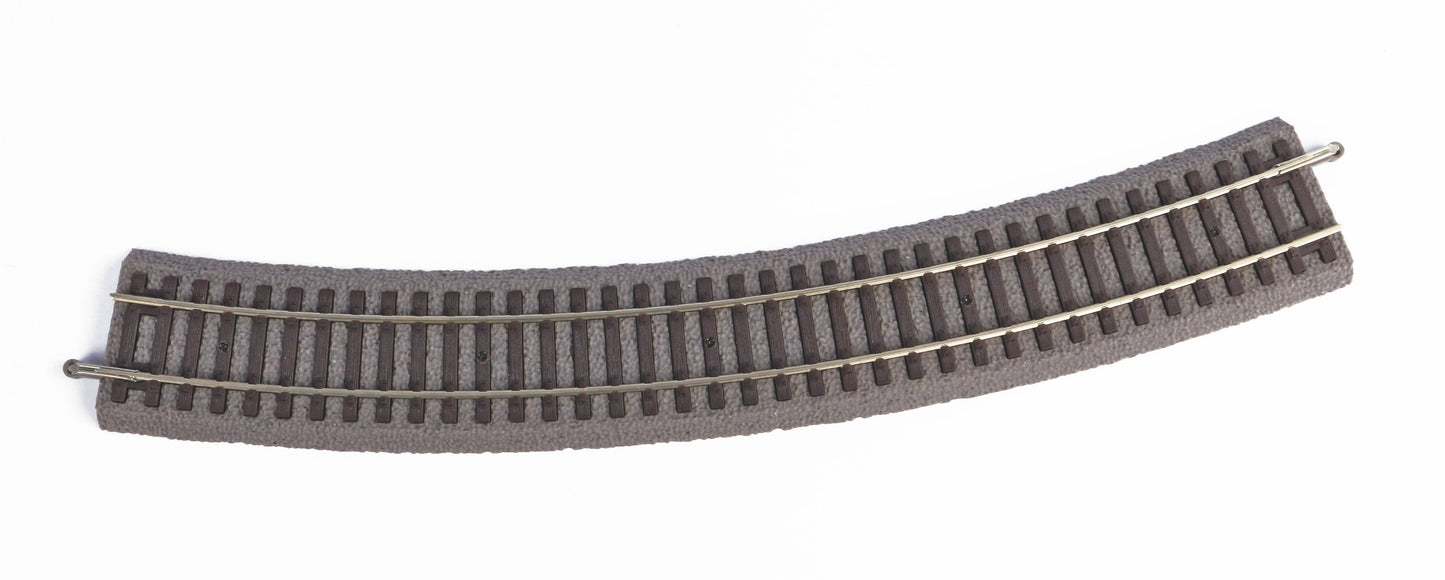Piko 55414 HO R4 30 Degree Curved A-Track Section with Roadbed