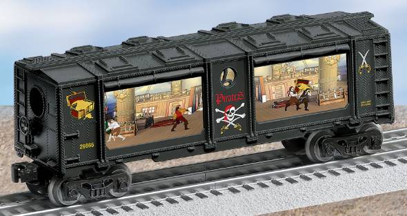 Lionel 6-29866 O Pirates Operating Aquarium Car