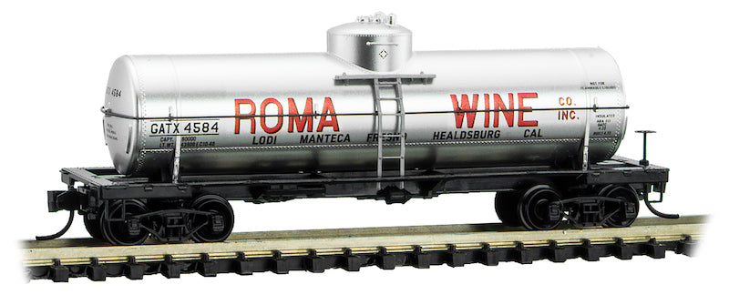 Micro-Trains 06500036 N Roma Wine Company 39' Single Dome Tank Car #4584