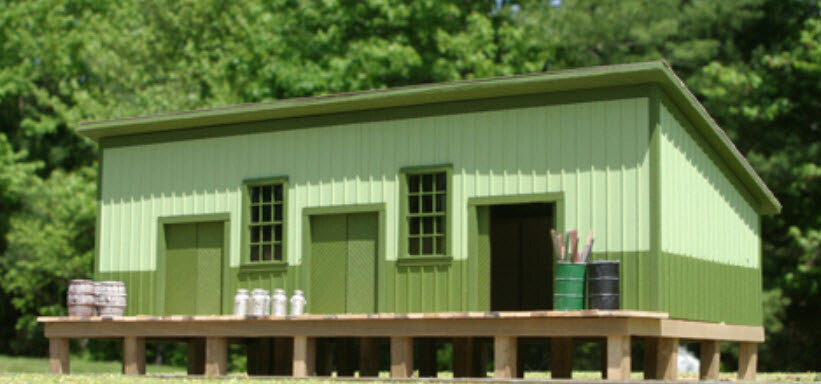 Motrak Models 83028 HO Weeks Mills Freight House Building Kit