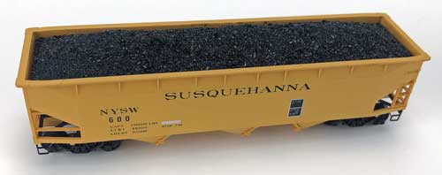 English's Model RR Supply 3-1521 HO Accurail Offset Hopper Coal Load (Pack of 2)