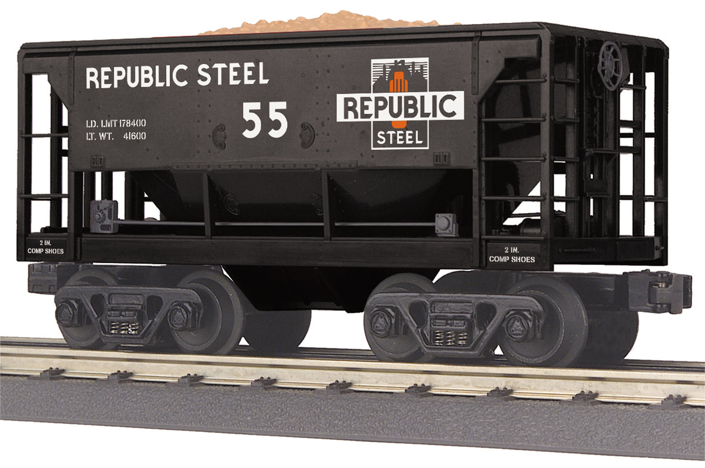 MTH 30-75617 O Republic Steel Ore Car #55