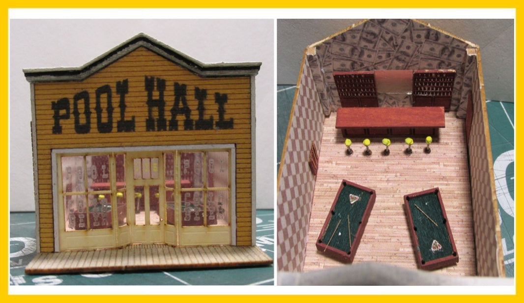 RS Laser Kits 3068-B N Pool Hall Building Kit