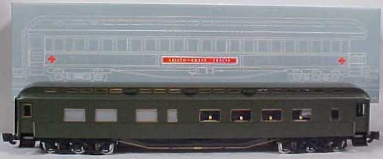 Aristo-Craft 31500 Undecorated Heaveyweight Sleeper/Diner- Metal Wheels LN/Box