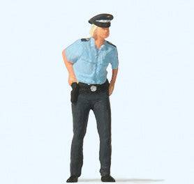 Preiser 28237 HO Standing Police Woman Figure