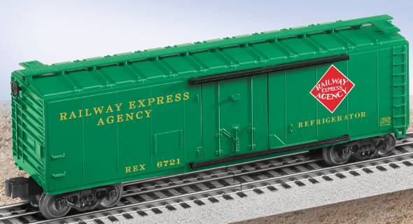 Lionel 6-19575 O Gauge Railway Express Agency Reefer Car #6721 NIB