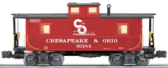 Lionel 6-27629 O Gauge Chesapeake & Ohio Northeastern Caboose #90184 NIB