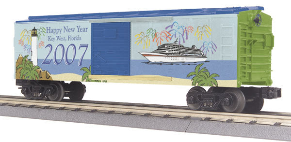 MTH 30-74358 O Gauge New Year's Key West, Florida 2007 Box Car