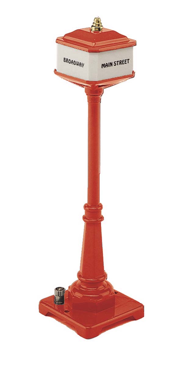 Lionel 11-90017 Red No. 57 Corner Lamp Set (2) LN/Box