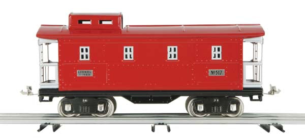MTH 11-30027 Caboose #517 red/Nickel