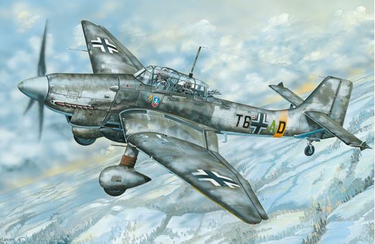 Trumpeter 03217 1:32 Junkers Ju-87D Stuka Military Aircraft Plane Model Kit