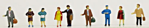 Model Power 1335 N Railroad People Figures (Set of 9)