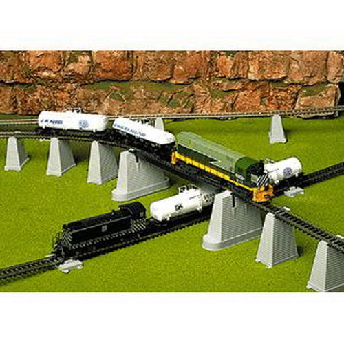 Atlas 0080 HO Scale Over-N-Under Pier Set (Set of 47)