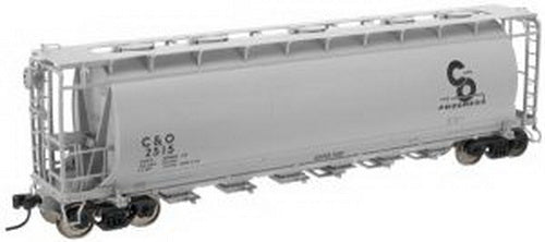 Atlas 20000542 HO C&O ACF® 6-Bay Cylindrical Hopper #2515
