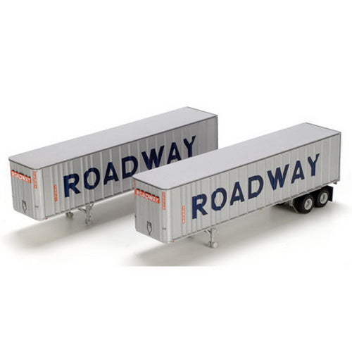 Athearn 28010 HO Scale RTR Roadway 40'' Exterior Post Z-Van Trailers