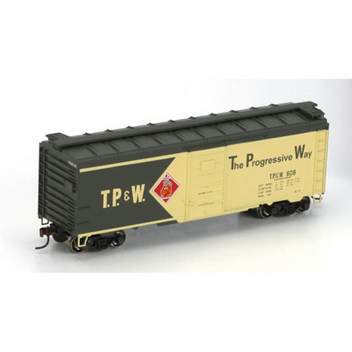 Athearn 73461 HO Scale Toledo Peoria & Western 40' Superior Boxcar #608