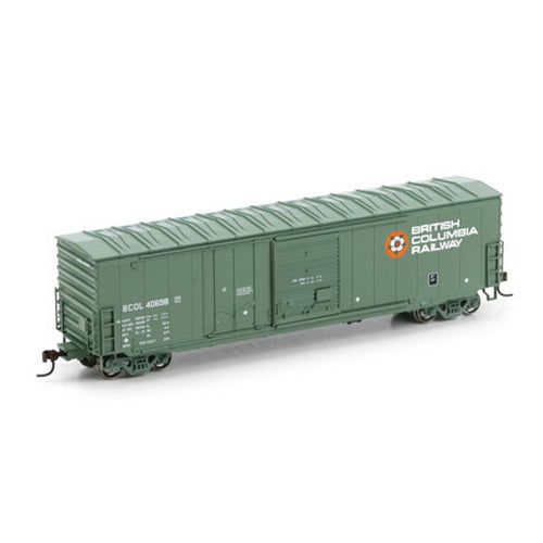 Athearn 89364 HO Scale British Columbia Railway 50' Combo Door Boxcar #40698