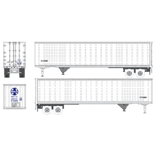 Atlas 29015 N Scale ATSF 45' Trailer #630288