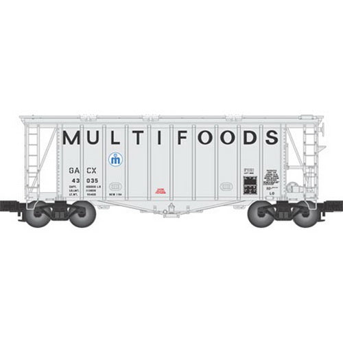 Atlas 38780 N Scale Multifoods GATX Covered Hopper #43035