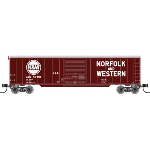 Atlas 38906 N Scale N&W 50' Boxcar #55991