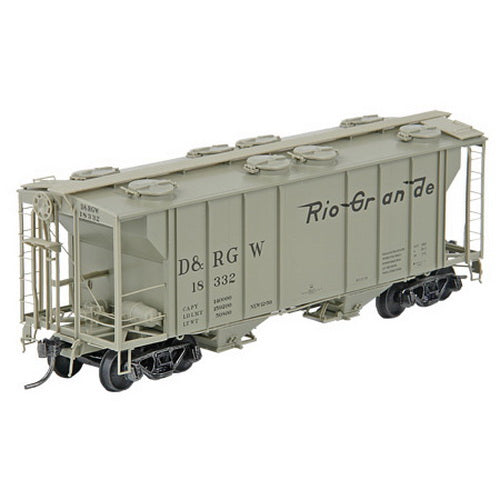 Kadee 8639 HO Denver & Rio Grande Western PS-2 Covered Hopper #18332