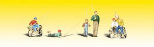 Woodland Scenics A2751 O Scenic Accents Gone Fishing Figures (Set of 5)