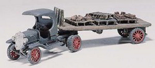 Woodland Scenics D244 HO Scenic Details Flat Bed & Tractor Diamond T Kit