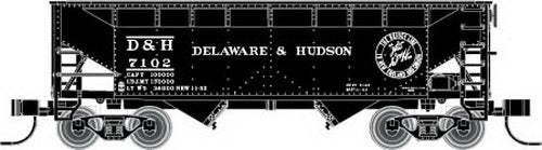 Atlas 40817 N Scale D&H 2-Bay Offset Hopper #7102